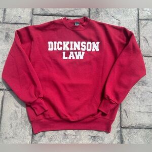 Vintage 90s y2k Dickinson School of Law Penn State red MV Sport sweatshirt Large